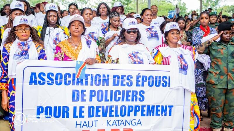 Haut-Katanga : Hommage vibrant aux femmes sous le drapeau et aux épouses de militaires et policiers