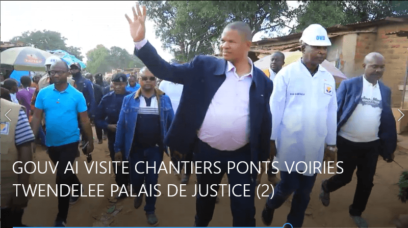 Lubumbashi: Kazembe Shula met les bouchées doubles sur les chantiers